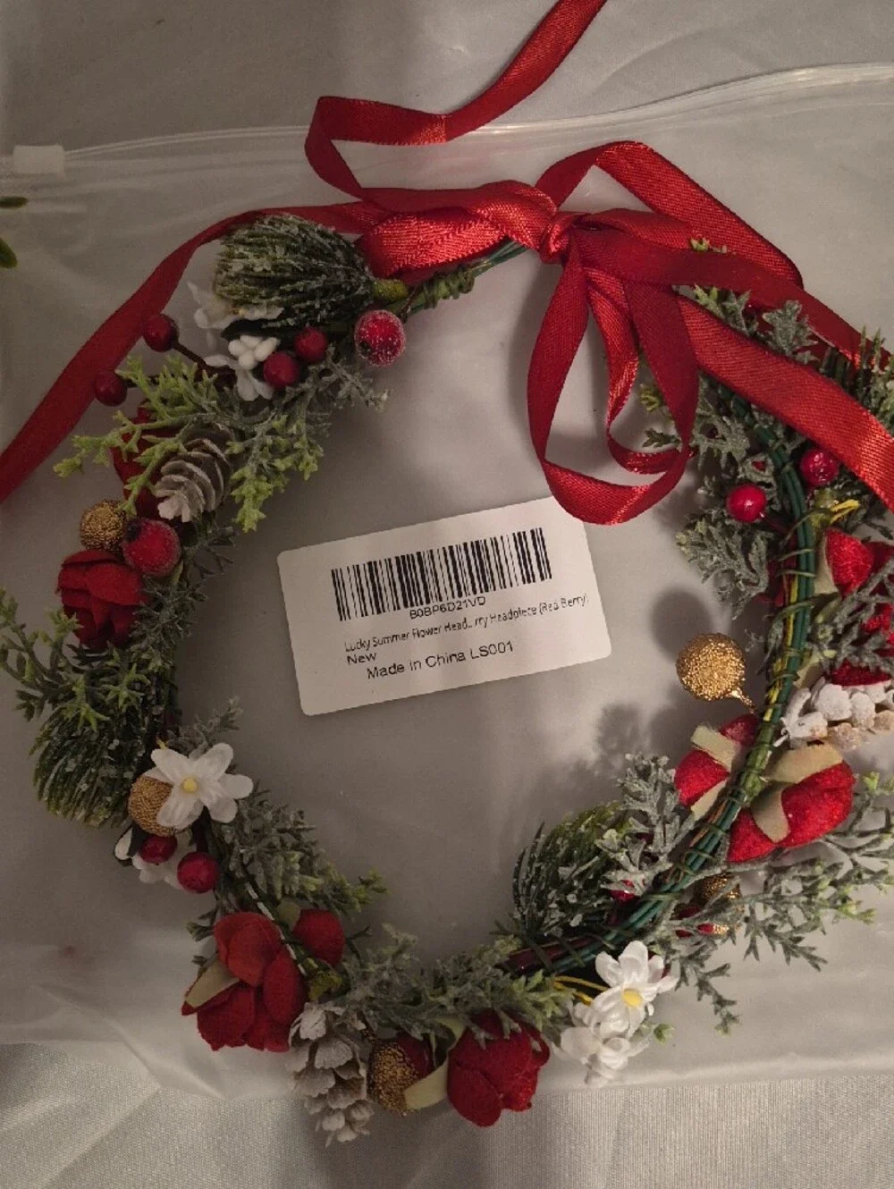 Festive Red Berry Holiday Wreaths - Set of 2